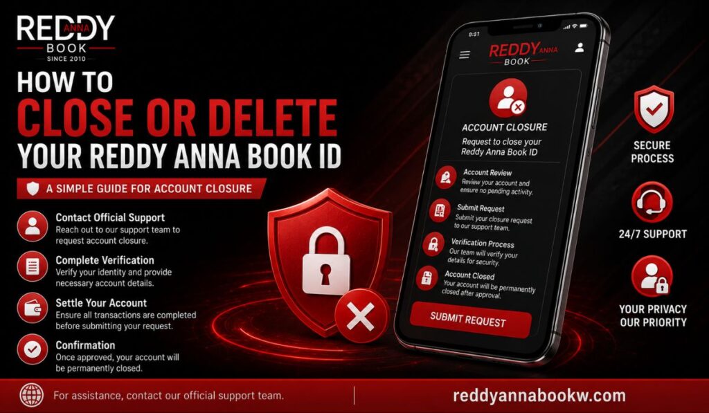 How to Close Your Reddy Anna Book ID